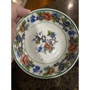 vintage Shenango small China plate with‎ a "Poonah" pattern